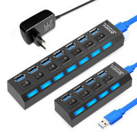 USB 3.0 HUB 3 0 HUB Multi USB Splitter 47 Port Expander Multiple USB 2.0 Hab with Switch For PC Home Power Adapter USB3.0 Hub