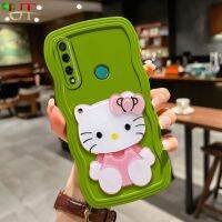 เคสโทรศัพท์กระจก Hello Kitty สัมผัสขนาดใหญ่สำหรับ Y9 Huawei Y9 2019 2019ที่สำคัญเพลิดเพลินกับ9 Plus เพลิดเพลินกับ10 Plus P20 Pro P30 P30 Lite Pro P40 Pro P50โปรแฟชั่นน่ารักเคสโทรศัพท์ป้องกันการตก