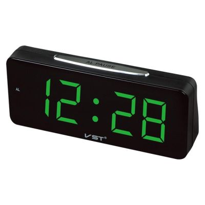 【Worth-Buy】 1.8จอแสดงผลขนาดใหญ่นาฬิกาอิเล็กทรอนิกส์ของ Deskbig นาฬิกาดิจิตอลตั้งโต๊ะนาฬิกาปลุก Led ที่มีนาฬิกานิกซี่ไฟ Ac