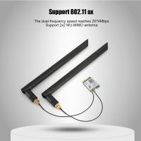 [มาใหม่] การ์ดเครือข่ายไร้สาย Dual WIFI Module Band ax200 2974Mbps wifi6 WiFi ADAPTER พร้อมเสาอากาศ 8dBi