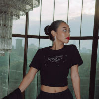 Starry Night Vintage Tee (Black) - เสื้อยืดสไตล์วินเทจ(สีดำ)