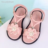 【hot】❆  Sandals Soft Childrens Beach Shoes Kids Flowers Fashion 26-36