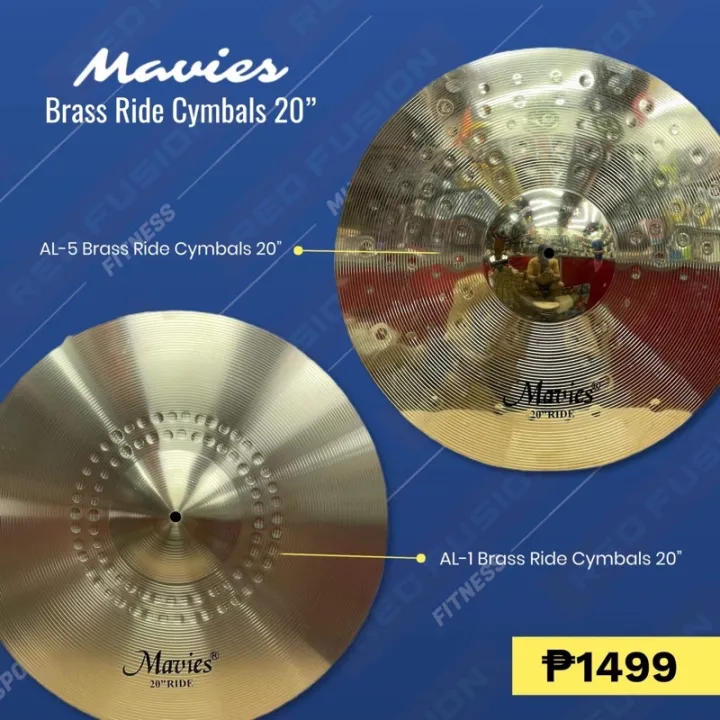 Mavies Brass Ride Cymbals 20" Lazada PH