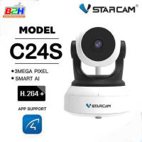 Vstarcam C24S ความละเอียด 3MP IP Camera Full HD 1080P H264+ มี AI กล้องหมุนตามคน