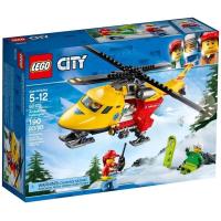 LEGO City Group 60179 First Aid Helicopter Plane City Children Assembled Building Blocks Educational Toys