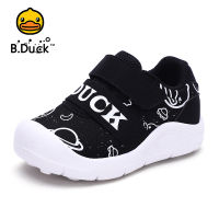 B.Duck รองเท้าผ้าใบเด็กรูปเป็ดรองเท้าลำลองรองเท้าเดินทางสำหรับเด็กผู้หญิง