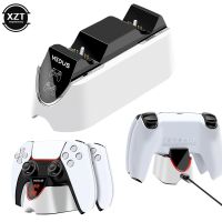 Dual Fast Charger Station for PS5 Wireless Controller USB 3.1 Type-C Fast Charging Cradle Dock for Sony PlayStation 5 Gamepad