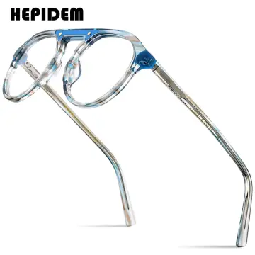 HEPIDEM Acetate Optical Glasses Frame Women Brand Designer Cat Eye  Eyeglasses Ladies Cateye Spectacle Eyewear 9218