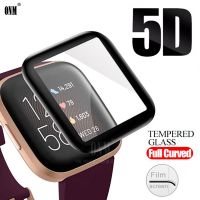 【lolo Watch】5D ขอบโค้งปกป้องทุกส่วนของเครื่องซอฟท์เคลียร์ฟิล์มป้องกันสำหรับ Fitbit Versa 2 3นาฬิกา Versa2 Versa3ปกป้องหน้าจอยาม (ไม่ใช่แก้ว)