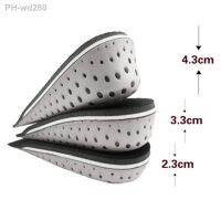 Unisex Increasing Orthotics Half Insole Pad Height Cushion Taller Male Female Footwear Shoes Height Cushion Taller