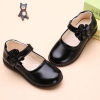 COD DSFGRTUTYIII black leather shoes sugar kids shoes for girls school shoes for kids girls black shoes for kids girl Girls Leather Shoes Spring and Autumn 2022 new Korean princess shoes Black students perform shoes