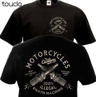 Vintage Motorcycles Custom Biker Chopper Bobber Motard Motorrad Homme Print T Shirt Mens Hot Band Gildan