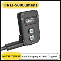 sell well feytu308 - / NITECORE TINI2พวงกุญแจแสง500LM USB Type-C แบบชาร์จไฟในตัวแบตเตอรี่จอแสดงผล OLED กลางแจ้งทุกวัน EDC