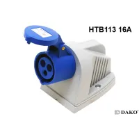 Power Plug "Dako" HTB113 (16A) and HTN123 (32A) 3Pin IP44 Surface Mounted Socket (ตัวเมียติดลอย)