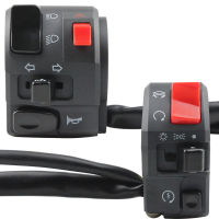 7/8 "22mm สวิทช์รถจักรยานยนต์ Motorbike Horn ปุ่มไฟเลี้ยวไฟตัดหมอกไฟฟ้า Light Start Handlebar Controller Switch-wangjun1