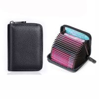 ID Cards Holders Bank Credit Bus Cards Cover Pu Leather Women Men Coin Pouch Wallets Bag Business Zipper Card Holder Organizer Card Holders