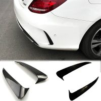 Rear Bumper Surrounds The Air Outlet Tail Wind Knife Air Vent Cover for Mercedes Benz C-Class W205 C43 C63 AMG 2014 - 2018 2019