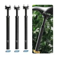 Deemount 50Mm Travel Bike Seatpost Shock Aborber Stainless Steel Alloy Bicycle Seat Tube Suspension 400 Mm Length