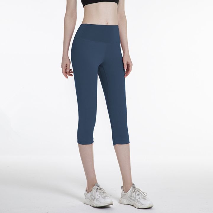 cc-sport-leggings-waist-cropped-pant-elastic-capris-dry-gym-workout-tights-female