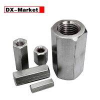 【Big savings】 M3 M4 M5 M6 M8 Hex Rod Coupling Nut,Sus304 Long Rod Coupler Hex Nut,M3 ~ M36เมตริกด้าย Pitch,Fine