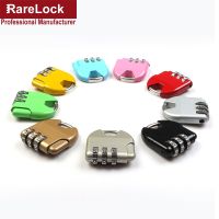 【CW】 3 Digit Combination Padlock Password Lock for Suitcase Luggage Diary Handbag Rarelock A