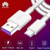 Huawei Type C สายชาร์จเร็ว หัวเหว่ย 5A/6A Type-C Cable ของแท้ ความยาว1/2เมตร Huawei Supe rCharge สาย USB C สำหรับ P40 P10/P10plus/P20/P30/P30Pro/Mate20 Xiaomi Samsung OPPO VIVO POCO Realme