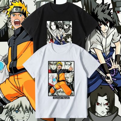 2023New Summer new style 100% cotton short-sleeved t-shirt male teenager student Naruto Naruto Kakashi clothes trendy TS-5XL