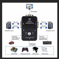 อะแดปเตอร์ COMEINSTORE20E2อะแดปเตอร์วิดีโอเครื่องพิมพ์ USB KVM คอนเทอร์เวอร์ HD สำหรับสวิตช์ตัวแยกสาย VGA ตัวสลับเมาส์