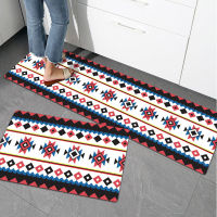 Kitchen Non-slip Carpet Household Oil-proof and Waterproof PVC Leather Printing Long Mats Balcony Bathroom Entrance Floor Rugs