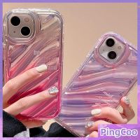 สำหรับ iPhone 11 iPhone Case เลเซอร์สะท้อนแสงใสเคสโทรศัพท์ TPU นุ่มกันกระแทกถุงลมนิรภัยเคสป้องกันสีชมพู Gradient อังกฤษเข้ากันได้กับ iPhone 14 13 Pro max 12 Pro Max xs xr 7