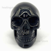 Wholesale High Quality Crystal Skulls Carved 2 Inch Obsidian Stone Bone Figurines Collection Craft Gift Trinkets