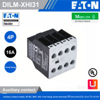 Eaton Auxiliary contact module, 4P,16A,3N/O+1NC, Front fixing, Screw terminals ใช้กับรุ่น DILM7 ถึง DILM38 - DILA-XHI31 สั่งซื้อได้ที่ร้าน Uelectric