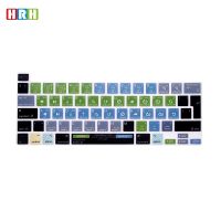 【Xiaohongs keyboard film 】   HRH ทางลัด Hotkey ซิลิโคนแป้นพิมพ์ป้องกันผิวสำหรับ MacBook Pro 16 A2141 M1ชิป A2338/A2251/A2289 2020รุ่น EU