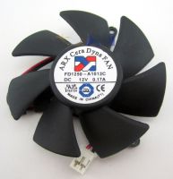 For ARX FD1250-A1012C 12V 0.17A video card fan 3.9CM pitch 5500 turns high air volume