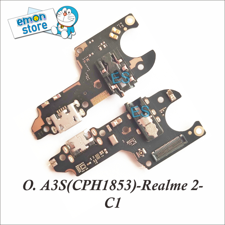 Flexible Konektor Charger Con Cas Flexibel Oppo A3S CPH1853 Realme 2 C1