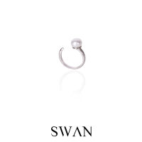 SWAN - Mia Pearl Ring แหวนเงินแท้ แหวนฟรีไซส์ มุกแท้ มุกน้ำจืด