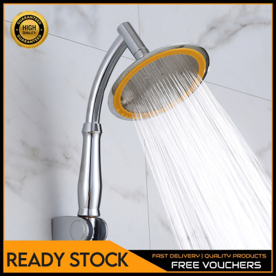 หัวฝักบัวมือถือขนาด6นิ้ว Home Booster Top Spray Shower Head Set ห้องอาบน้ำเครื่องทำน้ำอุ่น Cool Shower