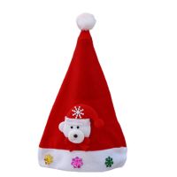 Costume Party Red Hat Cap Kids Child Christmas Xmas Party Cute Cap New Year Gift Decor