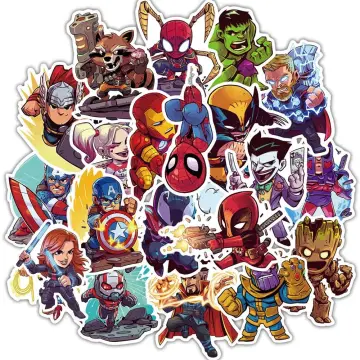 Marvel Comics personality stickers luggage stickers waterproof