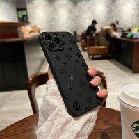 แบรนด์อินเทรนด์ดอกไม้เก่า 13 เคสโทรศัพท์มือถือ iPhone ใหม่ 11/12/13 pro ทนสิ่งสกปรก 14promax นิ่ม 78X