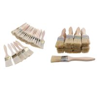 48 Pcs Paint Brushes and Chip Paint Brushes Paint Stains Varnishes Glues and Gesso, 24 Pcs 35mm &amp; 24 Pcs 48 mm