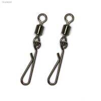 ✌△∏ 50pcs/lot 2 To 12 Rolling Swivel With Hanging Snap Fishing Tackle Fishhooks Fishing Connector Fishing Swivels Tool