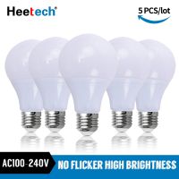 [Super bright bulb] 5ชิ้น/ล็อต E27หลอดไฟ LED 3W 6W 9W 12W 15W 18W 21W โคมไฟ Bombillas AC 110V 220V 240V Lampada Spotlight เย็น/อบอุ่นสีขาว