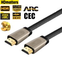 สาย2.0 HDMI 4K 60Hz สำหรับสายเอชดีเอ็มไอสวิชท์สำหรับแยกสัญญาณ V2.0 HDR ARC CEC HDCP 2.2สำหรับ PS5 PS4 Pro Xbox แอปเปิ้ลทีวีคอมพิวเตอร์แล็ปท็อป