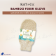 Kaff & Co. Bamboo Fiber Glove ถุงมือขัดผิวตัวจากใยไผ่ ธรรรมชาติ 100% ช่วยขจัดเซลล์ผิวที่ตายแล้วและสิ่งสกปรกออกอย่างอ่อนโยน