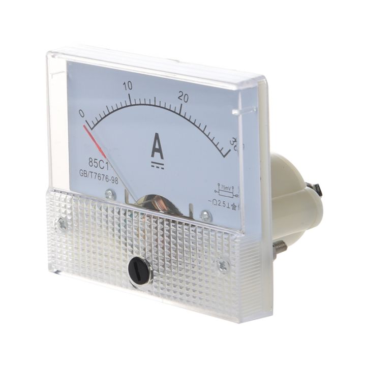 85c1-analog-current-panel-meter-dc-30a-amp-ammeter