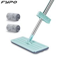 【TIMIN Home Tools】 Fypo Self Wringing Flat Mop Home Hand Washing Free Microfiber Floor 360 Rotating Cleaning Household Supplie