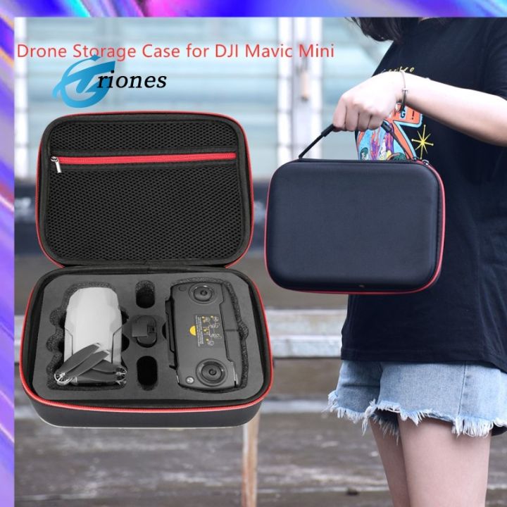 กระเป๋าเก็บโดรนอาร์ซีสำหรับ-dji-mavic-แบบพกพาขนาดเล็กกระเป๋าถือเคสพกพารีโมทคอนโทรลขนาดเล็กอุปกรณ์เครื่องบิน