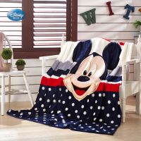 2023 in stock  Navy Blue Mickey Pink Minnie Mouse Lightweight Thin Bed Blanket Throws for Kids Summer Throws Blanket Covers Flatsheet，Contact the seller to customize the pattern for free