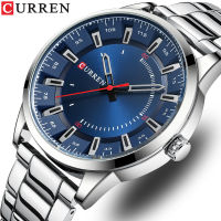 C Urren 8406ยอดนิยมแบรนด์หรูแฟชั่นนาฬิกาผู้ชายใหม่สแตนเลสกันน้ำนาฬิกาข้อมือนาฬิกาควอตซ์ชาย8406